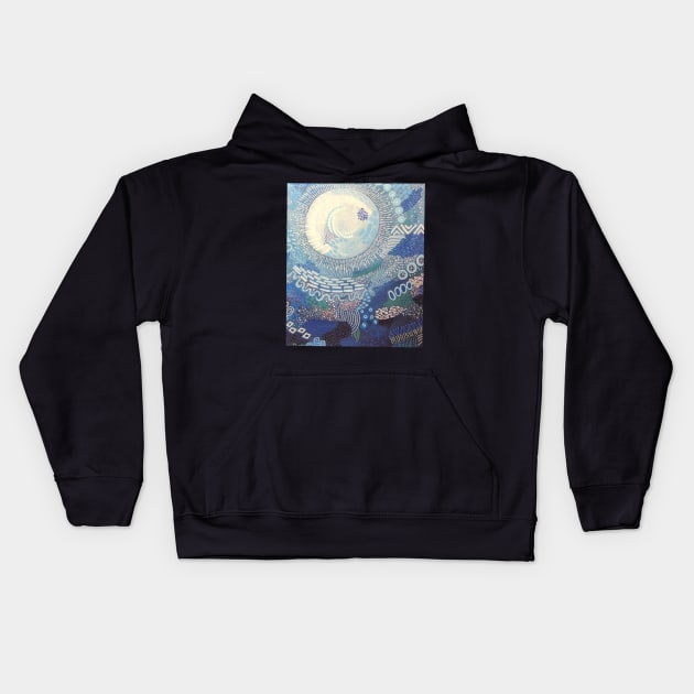 Moon Kids Hoodie by MelZuniga